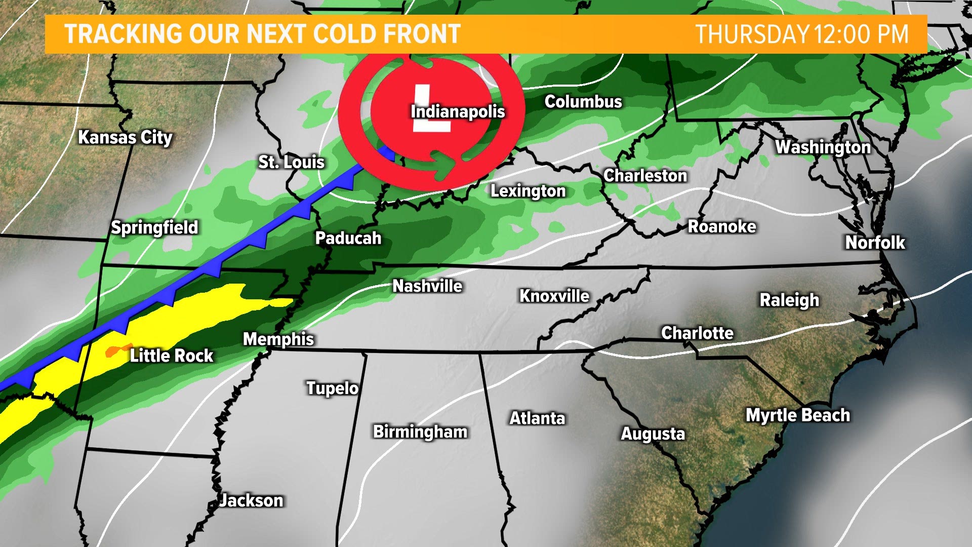 Our next cold front