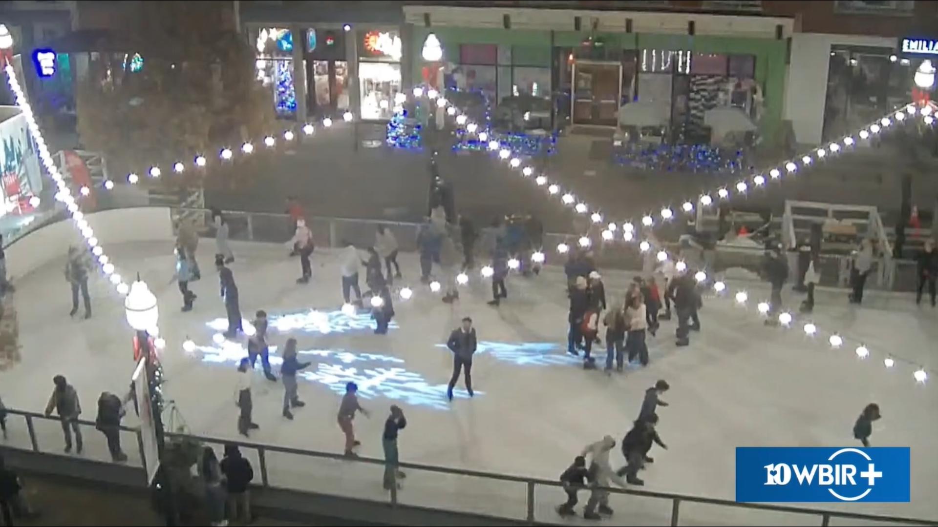 Holidays on Ice brings ice skaters to downtown Knoxville throughout the holiday season.