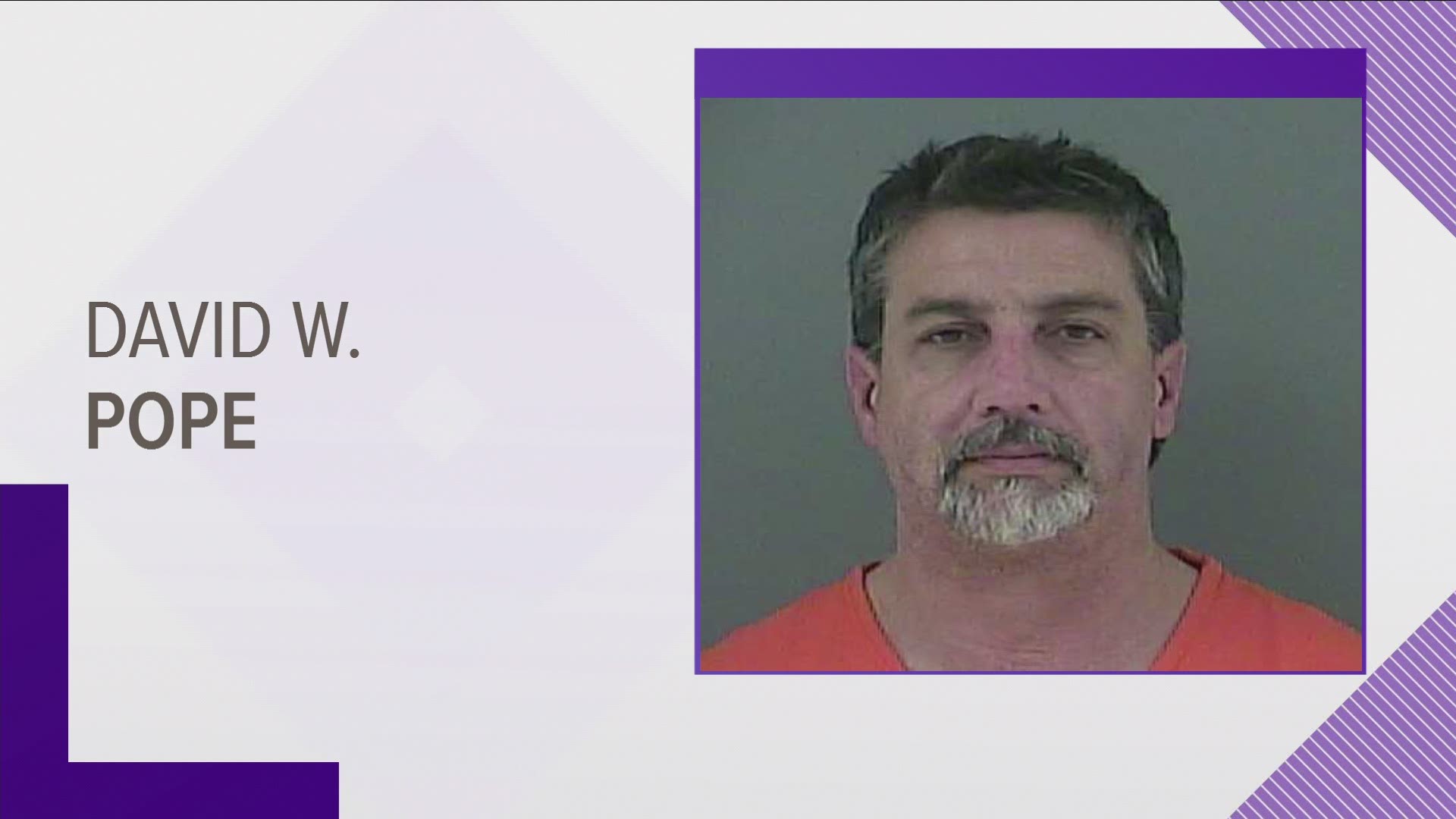 The officer found nearly 30 cellphones and drugs in his possession. Authorities say Pope intended to throw them over the security fence at the prison.