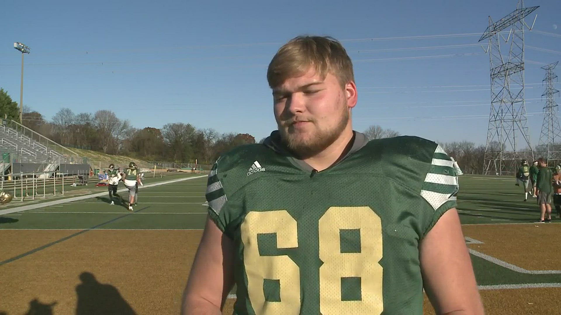 WBIR's Luke Slabaugh interviewed Cade Mays in the week leading up to Knoxville Catholic's state championship win, prior to his top three announcement. Mays discusses his top three schools - Clemson, Ohio State and Georgia.