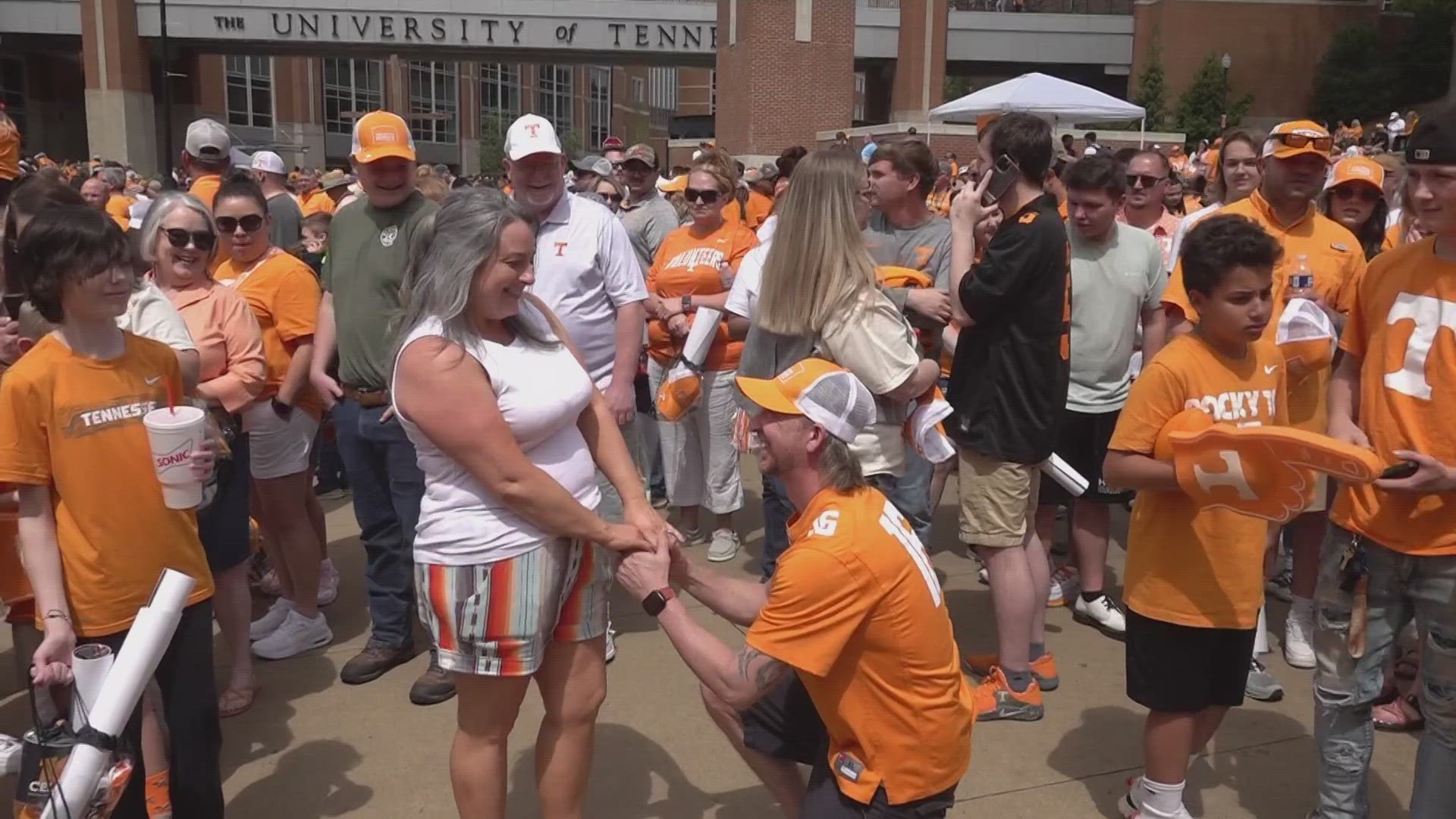A busy Neyland Stadium means a busy campus. The Orange and White game kicked off and so did the first-ever Vol Village Music Festival.