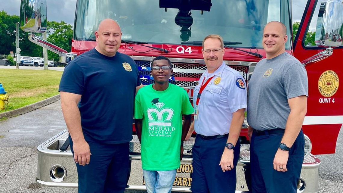 Knoxville firefighters helped deliver a baby in 2005. Now he is all ...