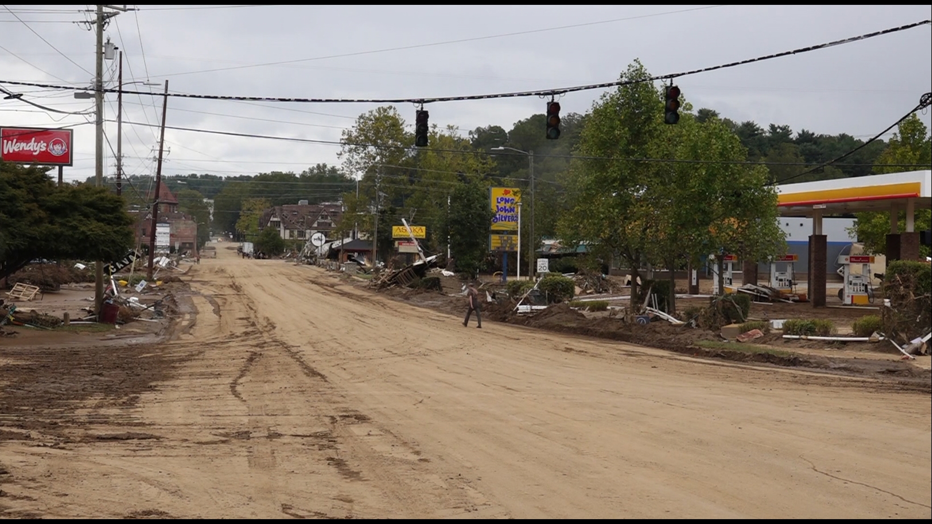 Many residents are without power or water in Asheville, even days after flooding hit the area.