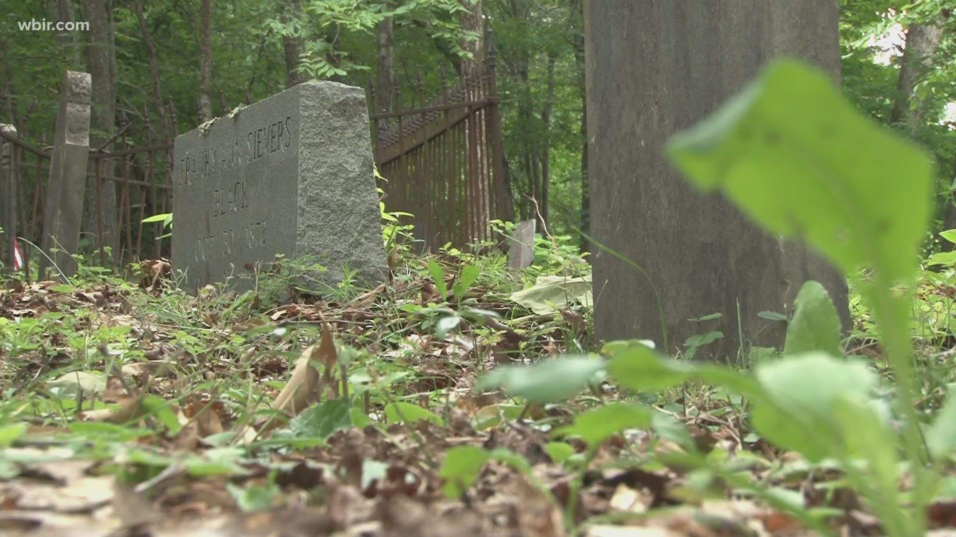 The neglected family cemetery has been open for around a week after a historian worked to figure out who was buried there.