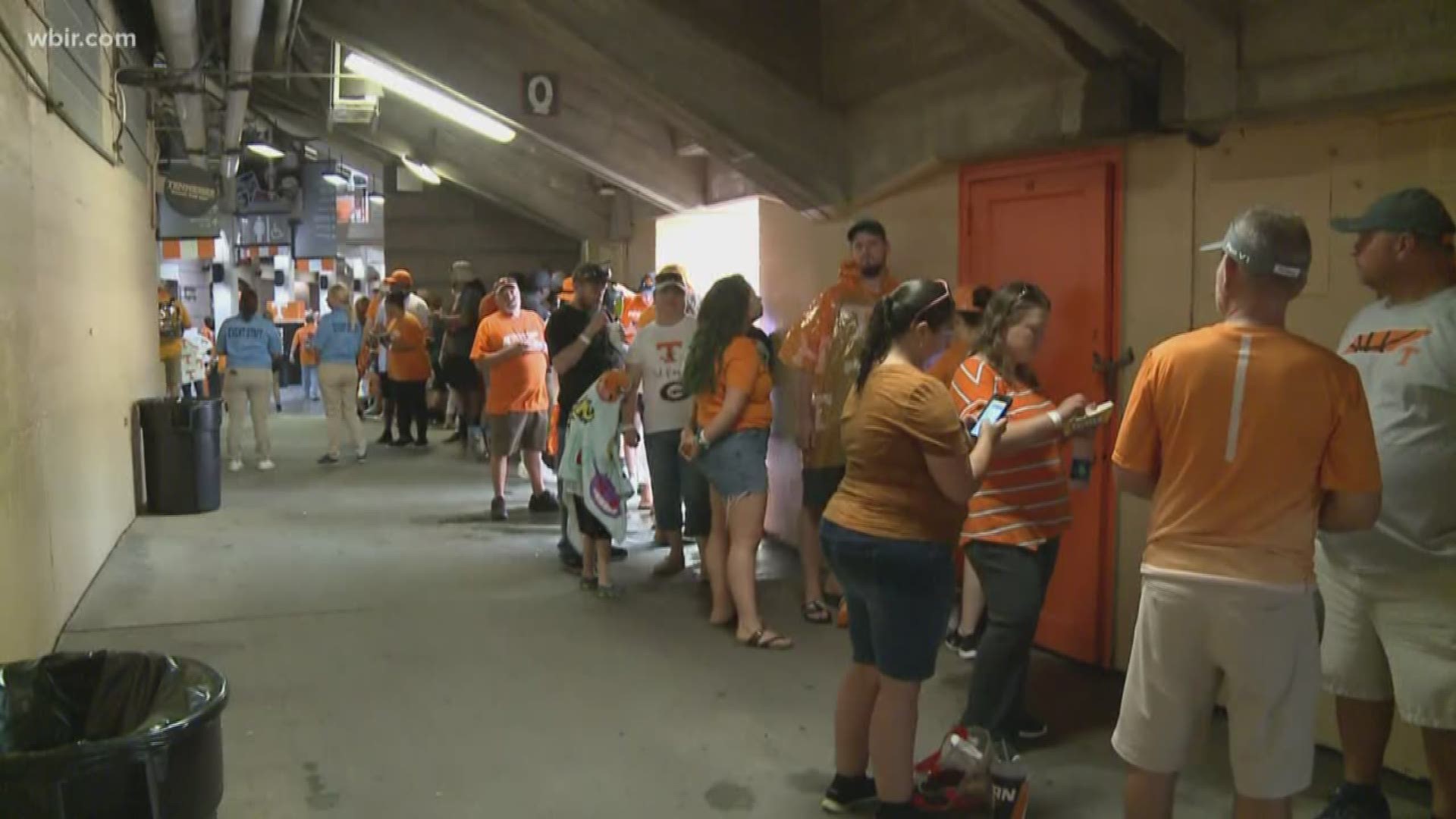 It's a sad day for a lot of Vols fans on Rocky Top who showed up to see the Fan Day open practice.