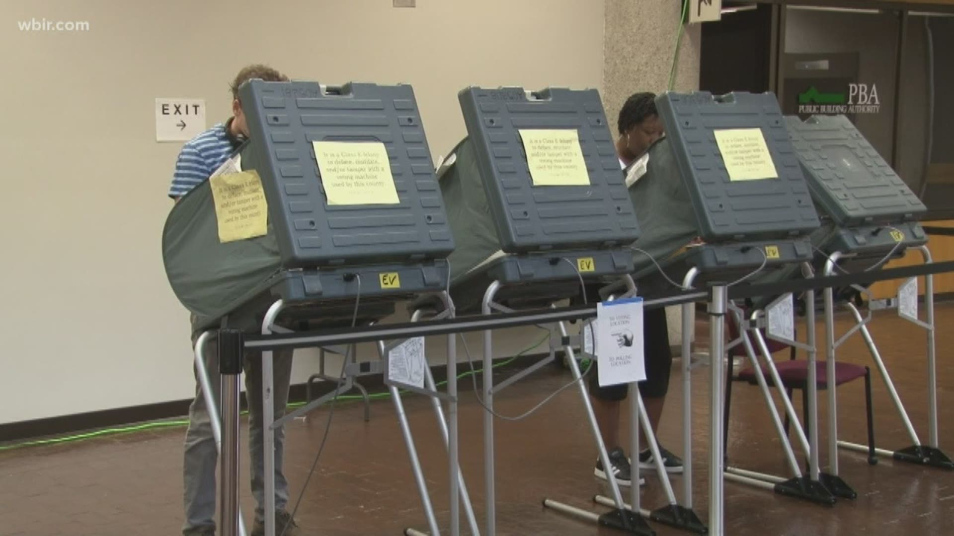 Election officials say they are hoping for 10 thousand voters before Thursday and another 10 thousand on election day.