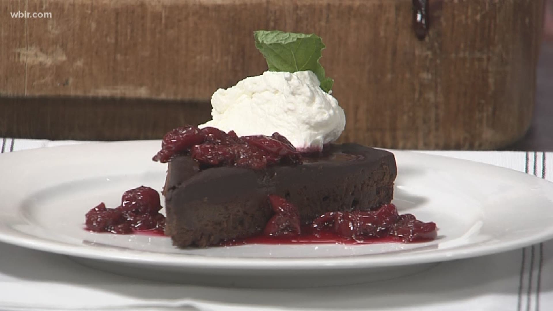We are in the kitchen with Chef frank now with this delicious dessert.
