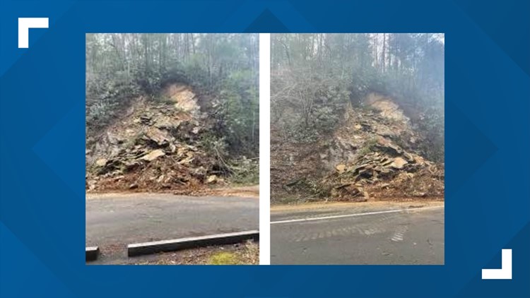 Laurel Creek Road in Great Smoky Mountains reopens after 'large rockslide' on Monday