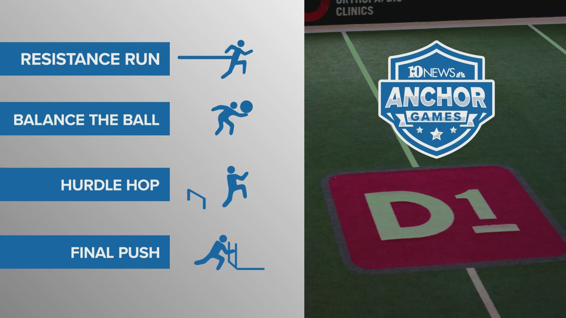Resistance run, balance the ball, hurdle hop and final push... seems easy enough, right?