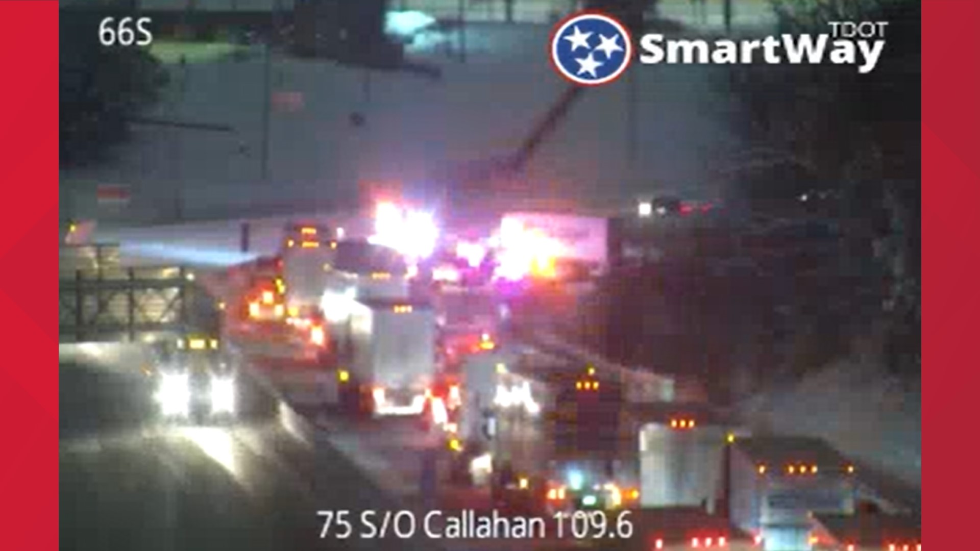 Watch Live We're tracking snow and traffic conditions as several crashes impact interstate