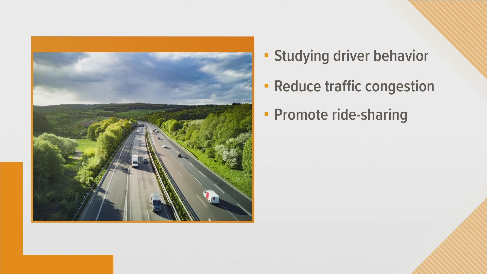 The study is to explore alternatives to High Occupancy Vehicle or HOV lanes.