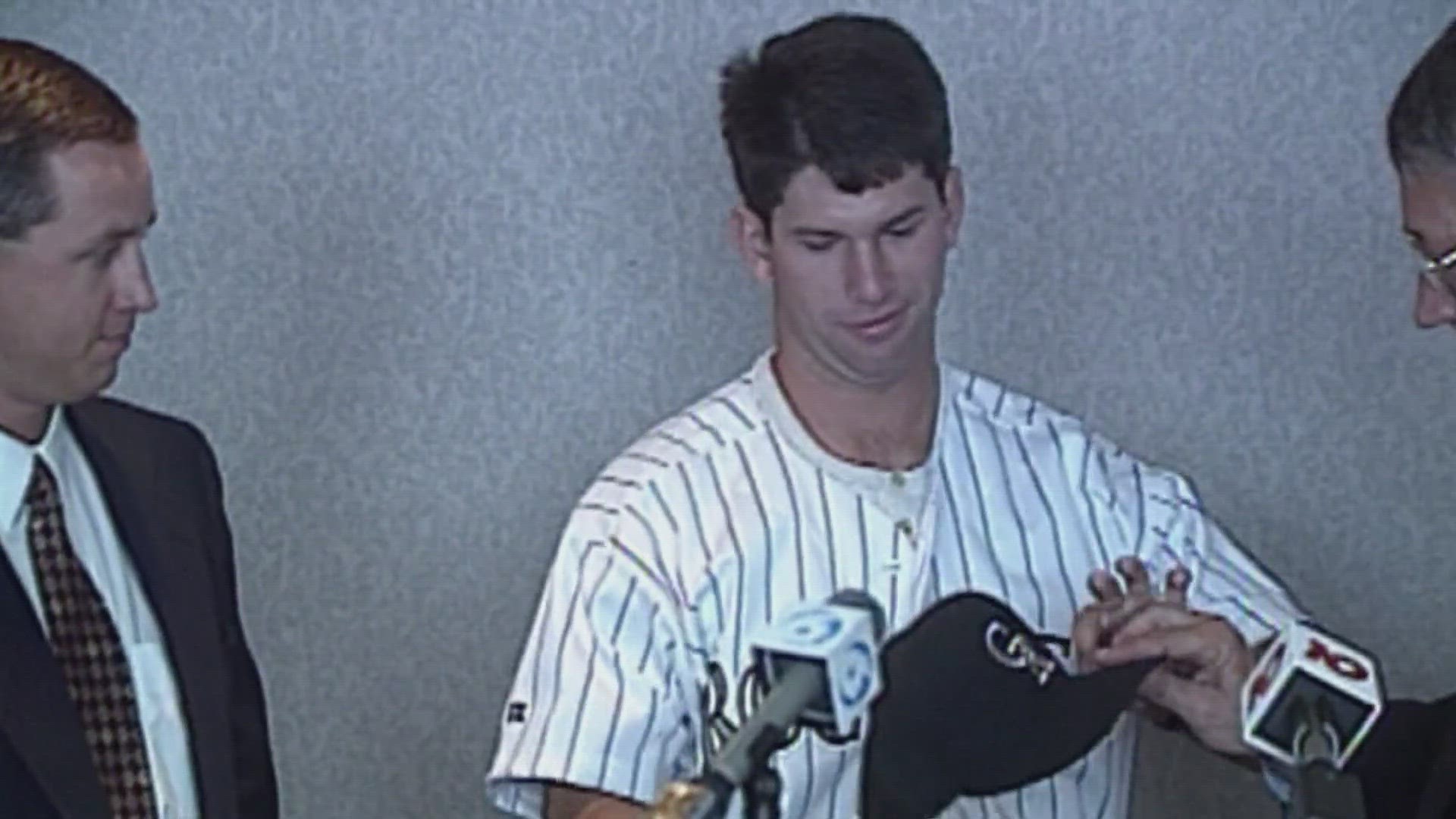 Todd Helton, a legendary baseball and football star, was elected into the Baseball Hall of Fame after playing 16 seasons for the Colorado Rockies.