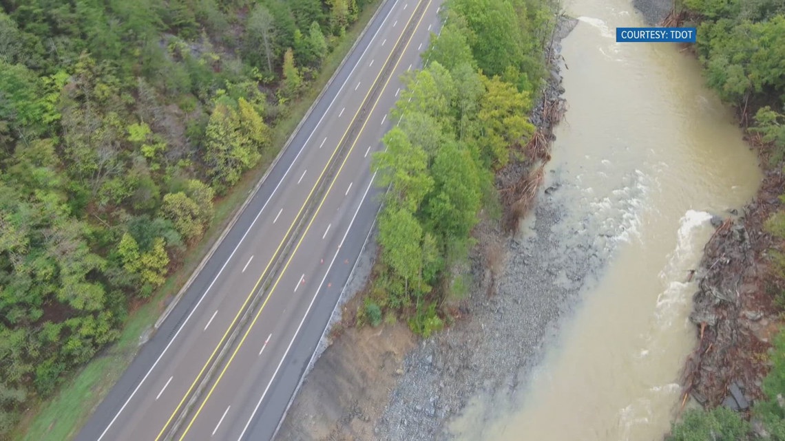 Here's what roads are still impacted in Tennessee by Helene's flooding ...