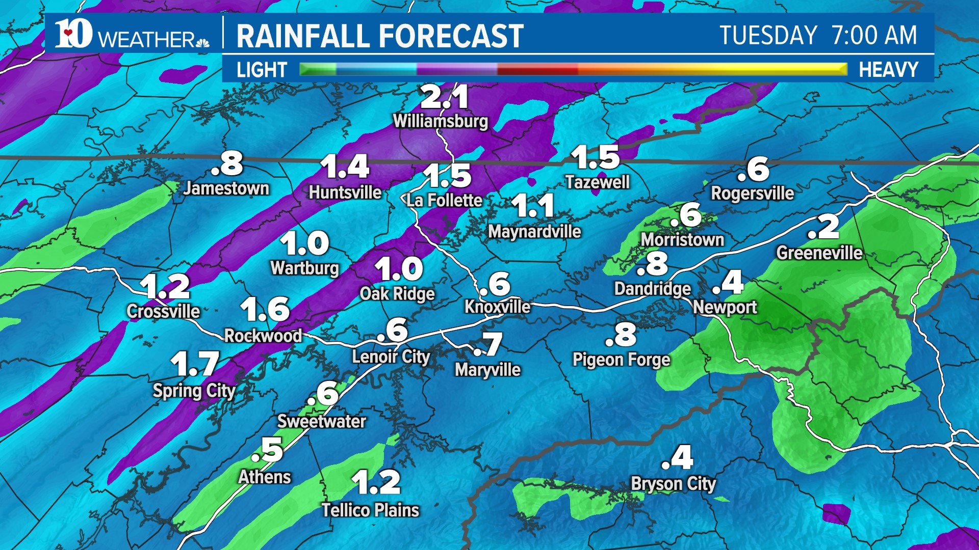 Sunshine to return along with much drier conditions