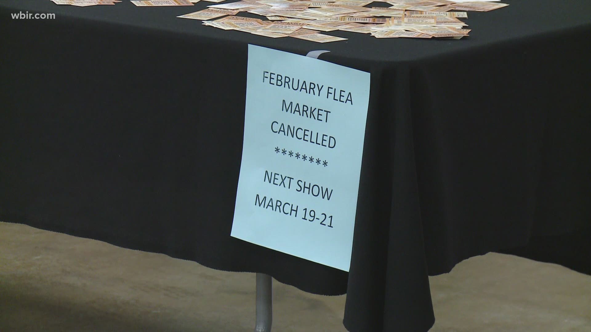 The flea market is back at the Expo Center here in Knoxville!