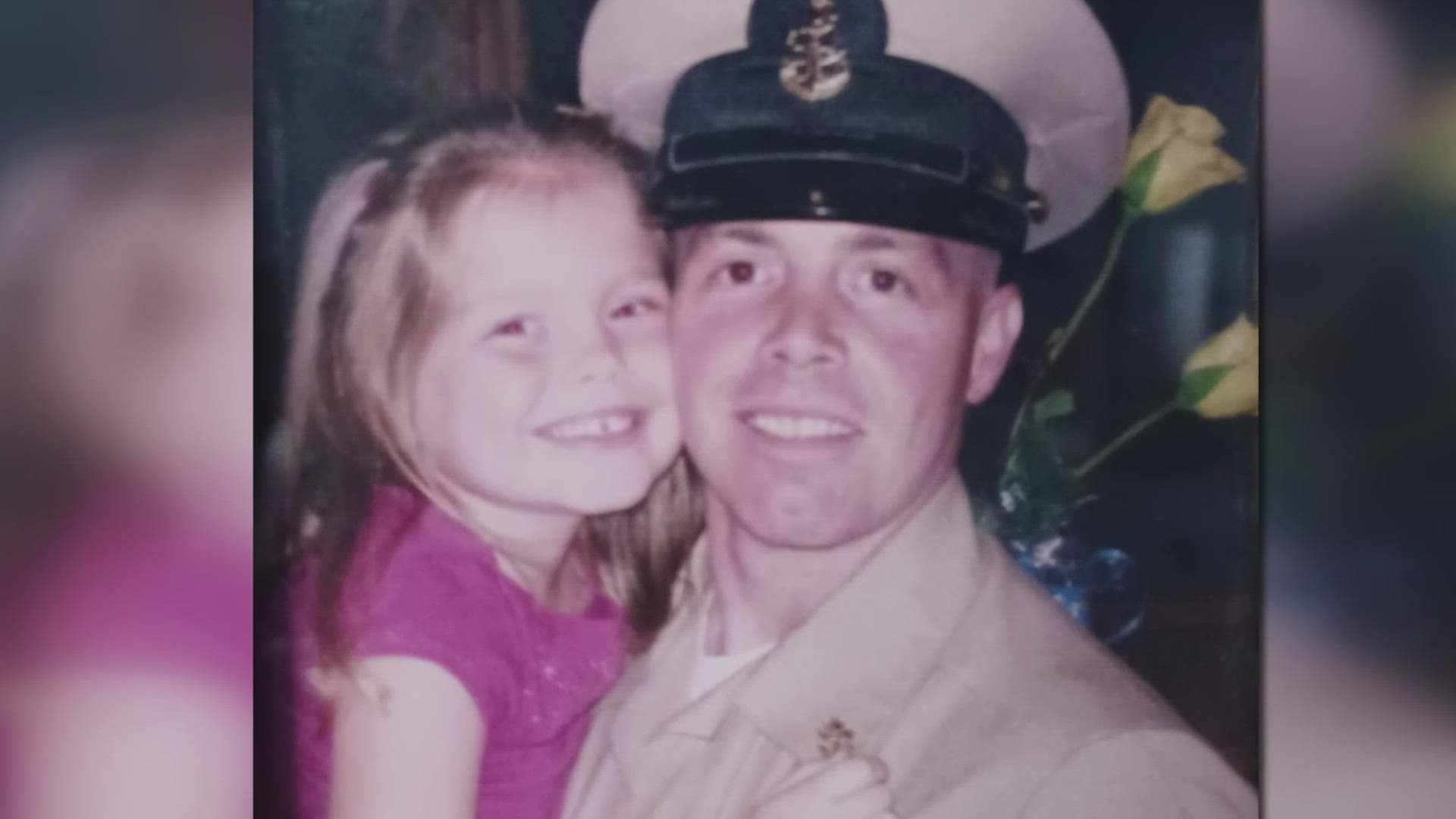A Navy veteran of 20 years changed careers at the request of his daughter.