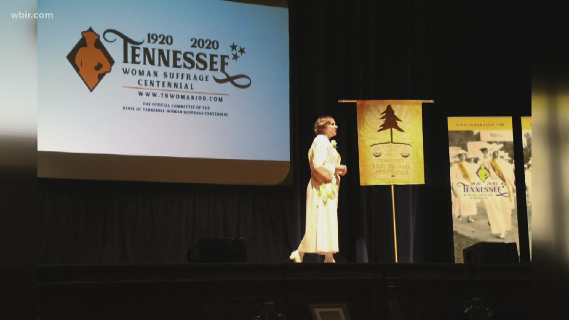 State leaders kicked off a yearlong celebration to commemorate the 100th Anniversary of Women's Suffrage in Tennessee.