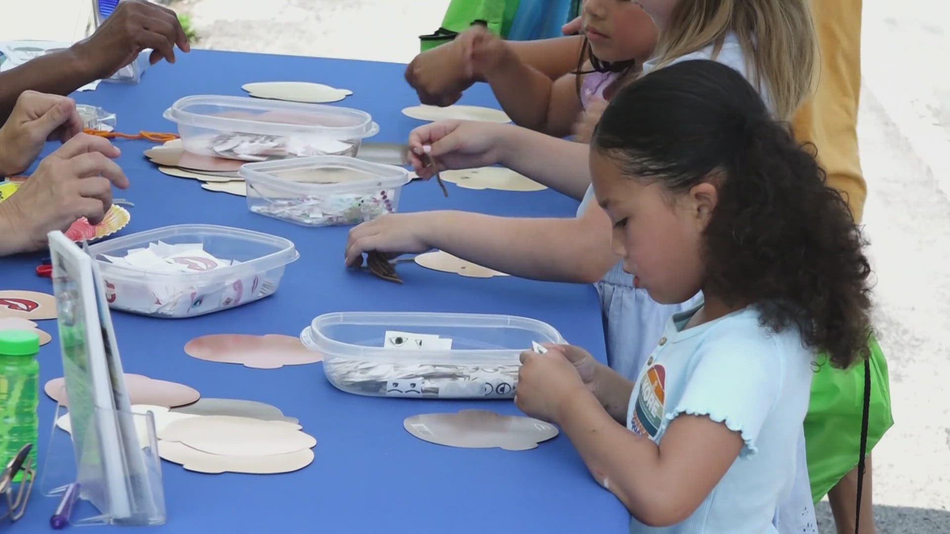 Knoxville's Kid A'Riffic Fun in the Park kicked off with free activities and crafts for kids at Chilhowee Park.
