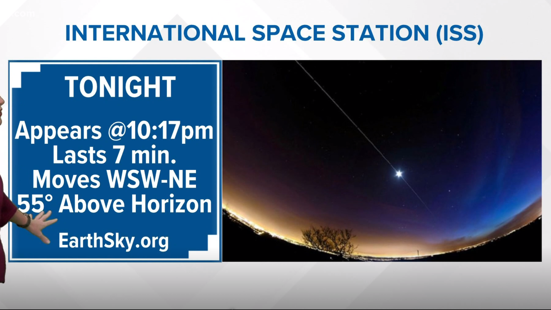 Cassie Nall breaks down how to spot the ISS in the sky!