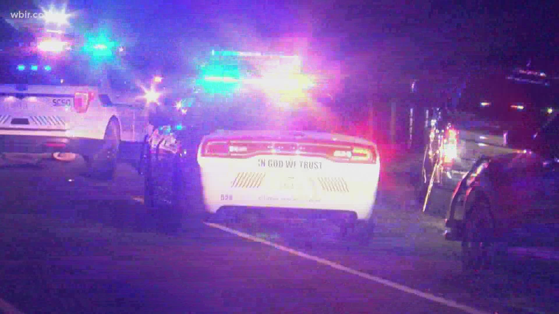 Deputies tried to pull over a driver who had arrest warrants. Authorities say he refused to stop so officers followed him to a house where he barricaded himself in.