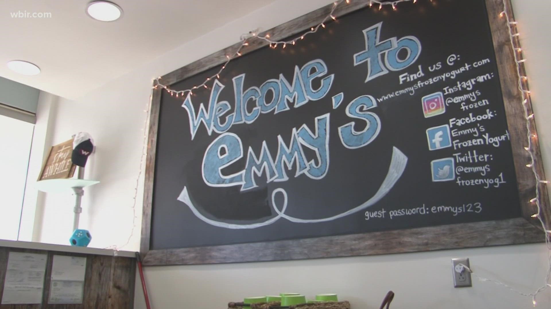 For two and a half years Emmy's Frozen Yogurt Shop in Knoxville greeted customers with smiles and positivity.