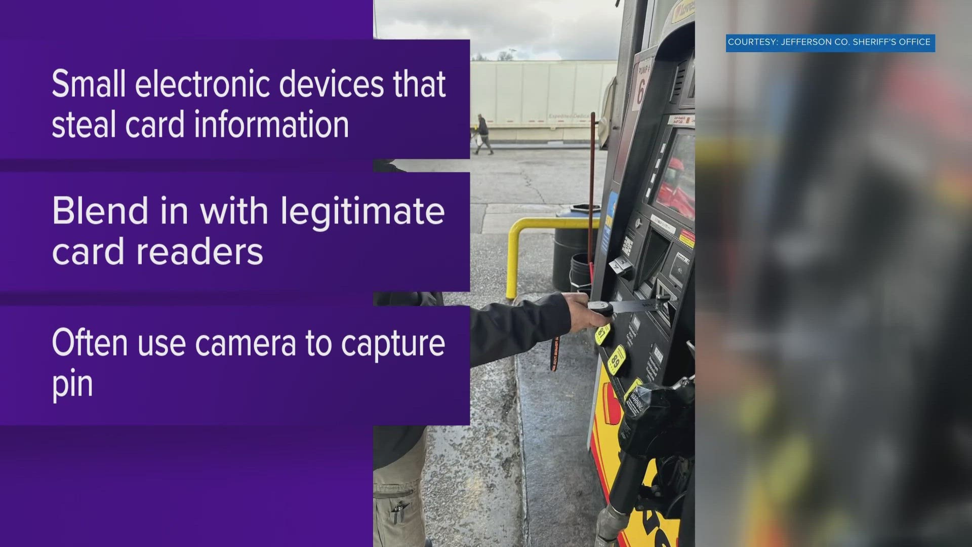 Jefferson Co. deputies checking for credit card skimmers throughout