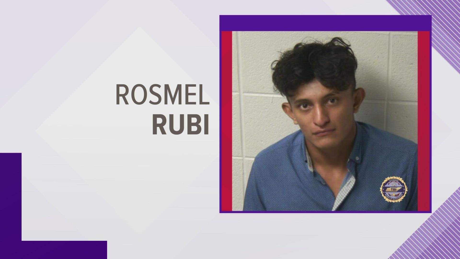 Gatlinburg police said Rosmel Danilo Rubi is suspected to be involved in the death of a man whose body was found Wednesday.