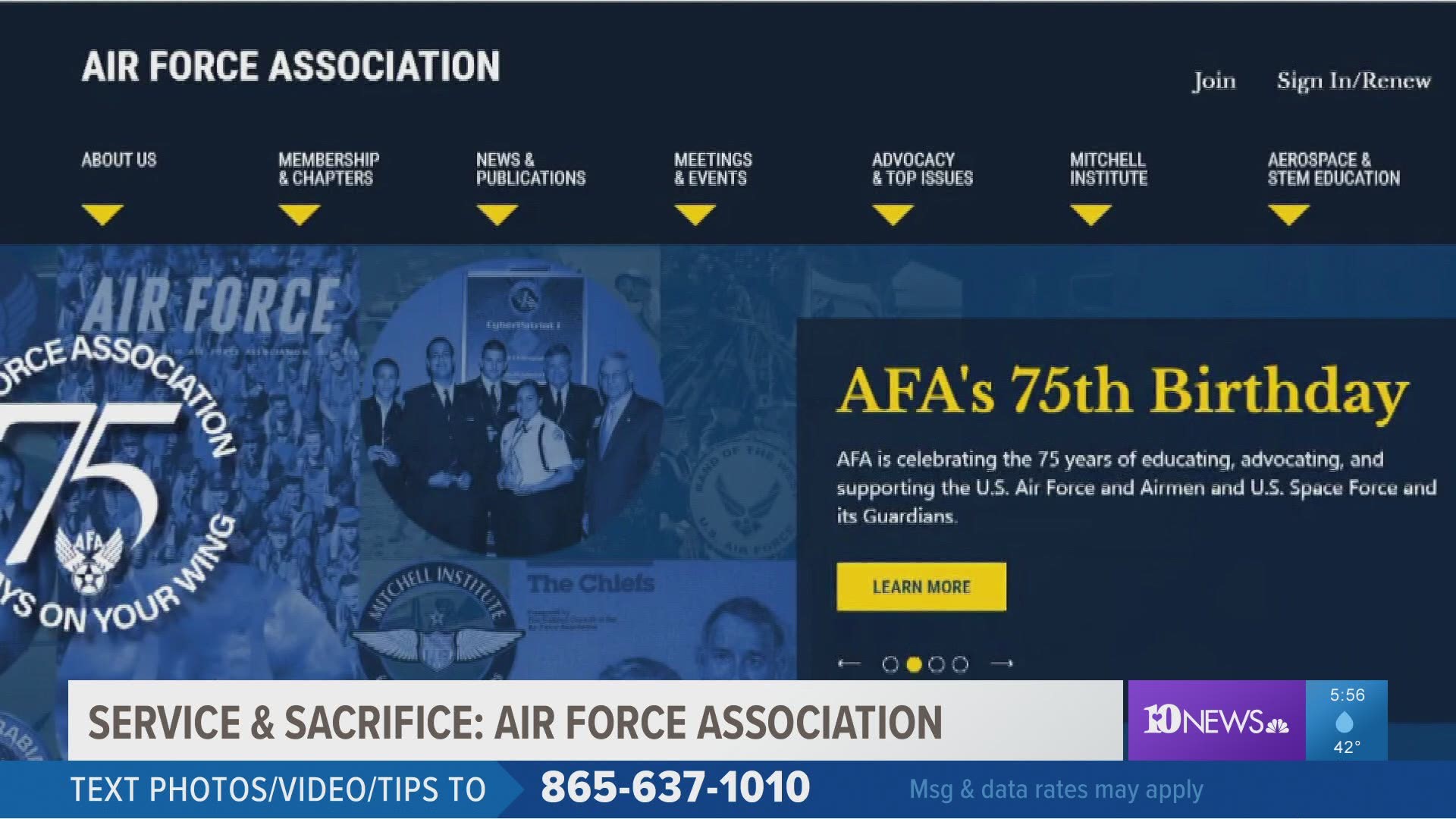 Leaders of a national nonprofit made up of hundreds of military veterans across East Tennessee explain the three-fold mission of the Air Force Association