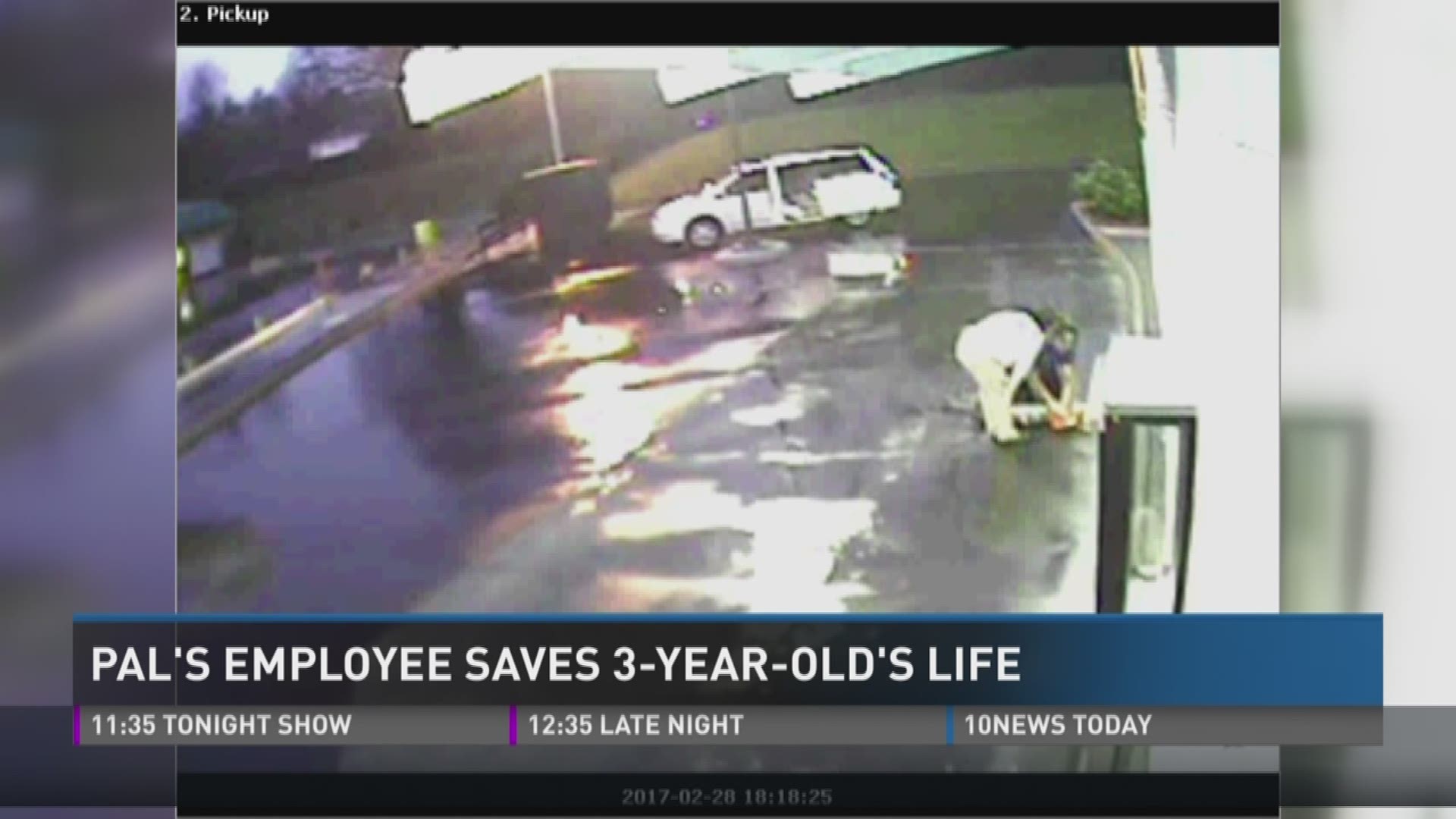 A fast food employee used CPR to save a little boy's life.