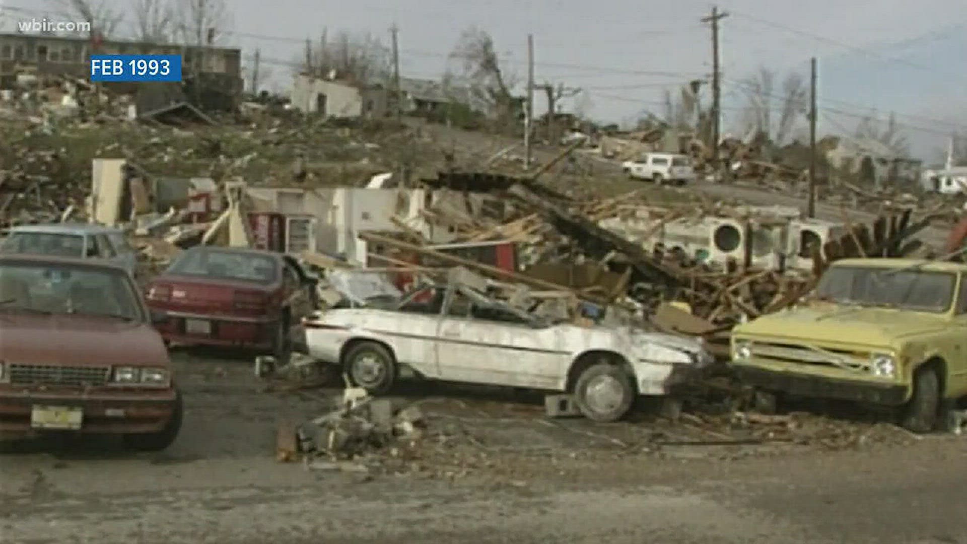 Feb. 21, 2018: 25 years ago on a sunny and warm day, devastation hit Lenoir City. People reflect on the damage the tornado struck in the town.