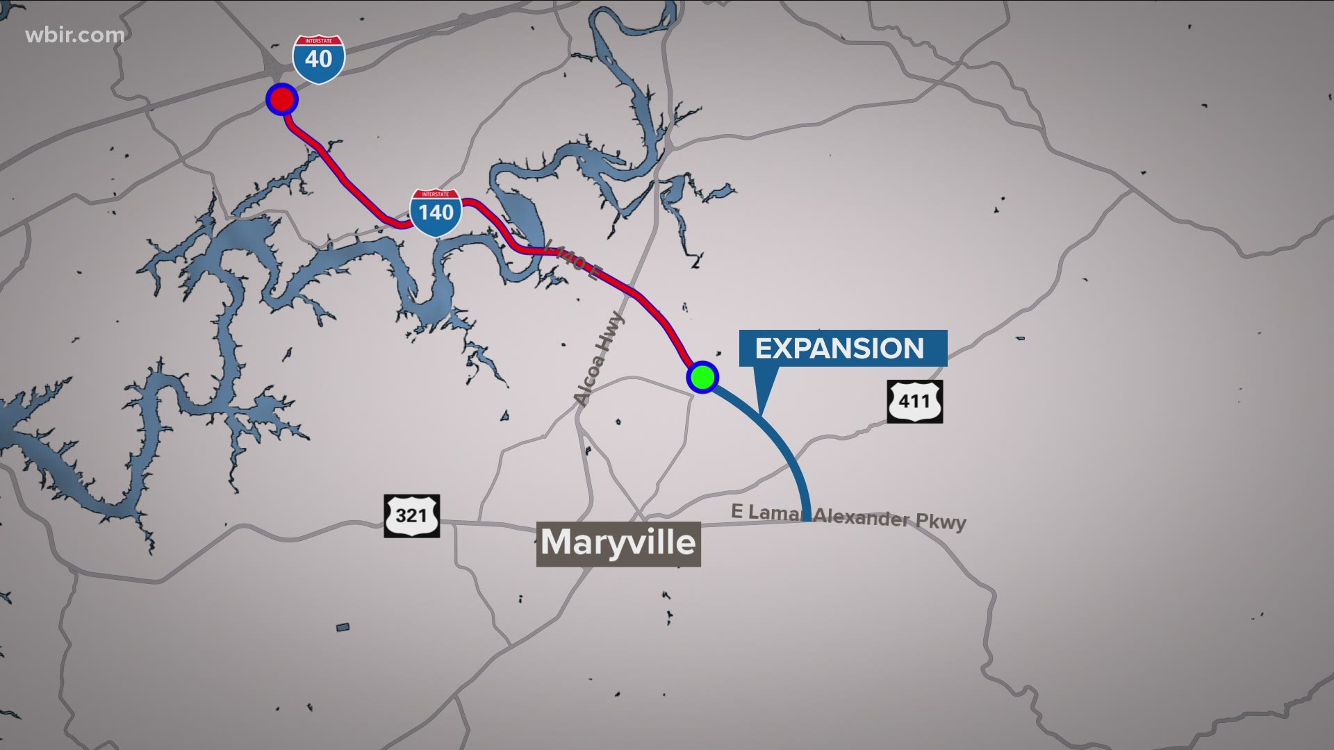 Blount County leaders said landowners felt alienated from conversations about plans to extend Pellissippi Parkway, connecting it to Lamar Alexander Highway.