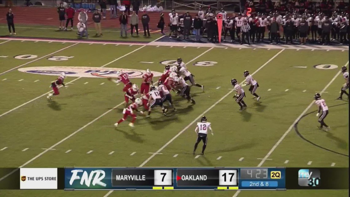 Maryville falls to Oakland in State Semifinals, 38-15
