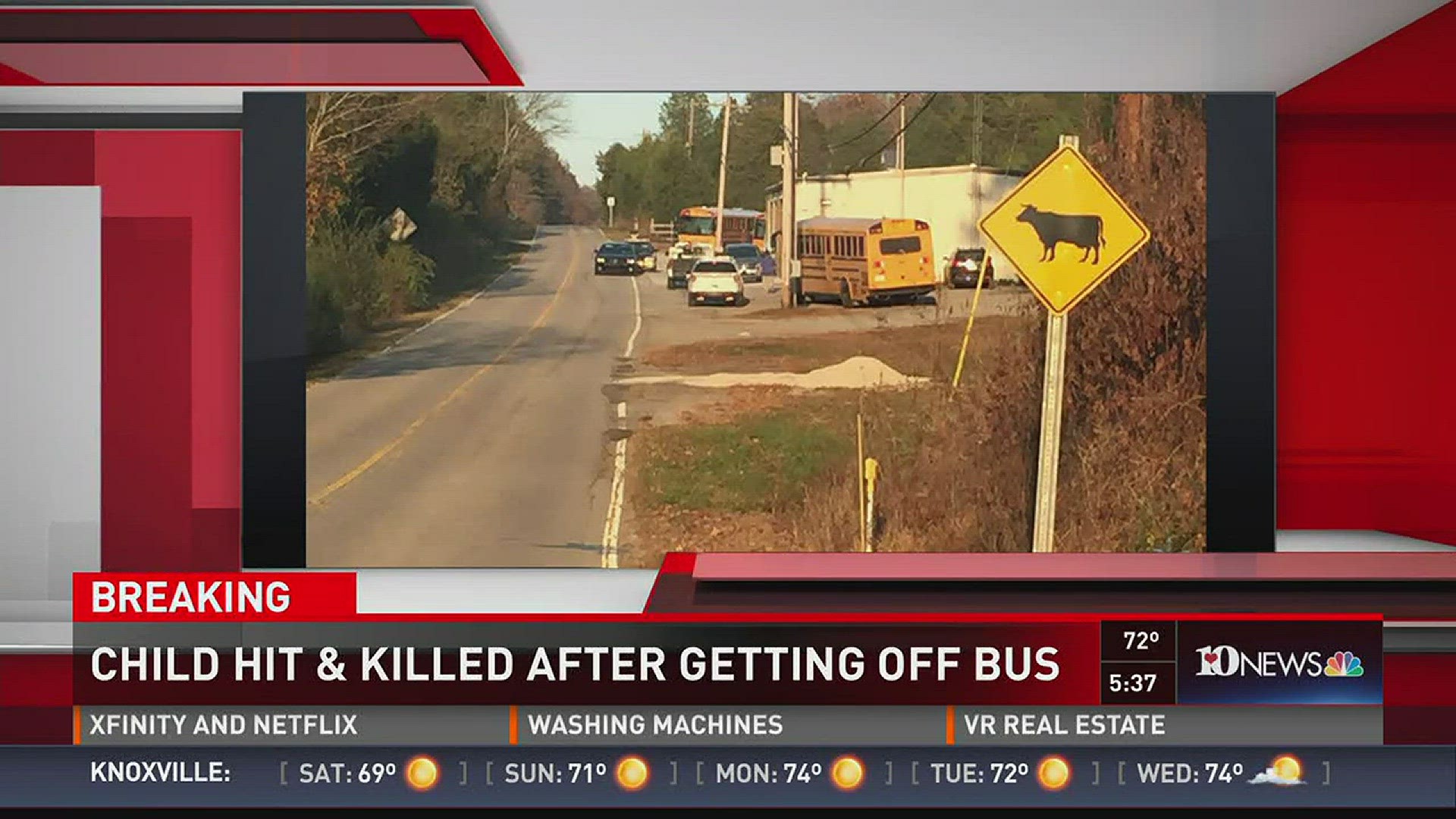 THP confirms a child was hit and killed Friday afternoon after getting off a school bus in Roane County. (11/4/16 5:30PM)