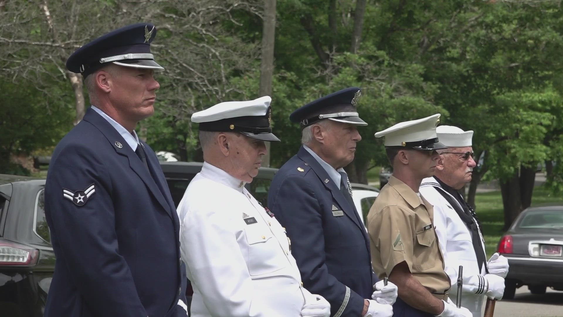 The annual event encourages community members to pause and remember America's fallen soldiers.