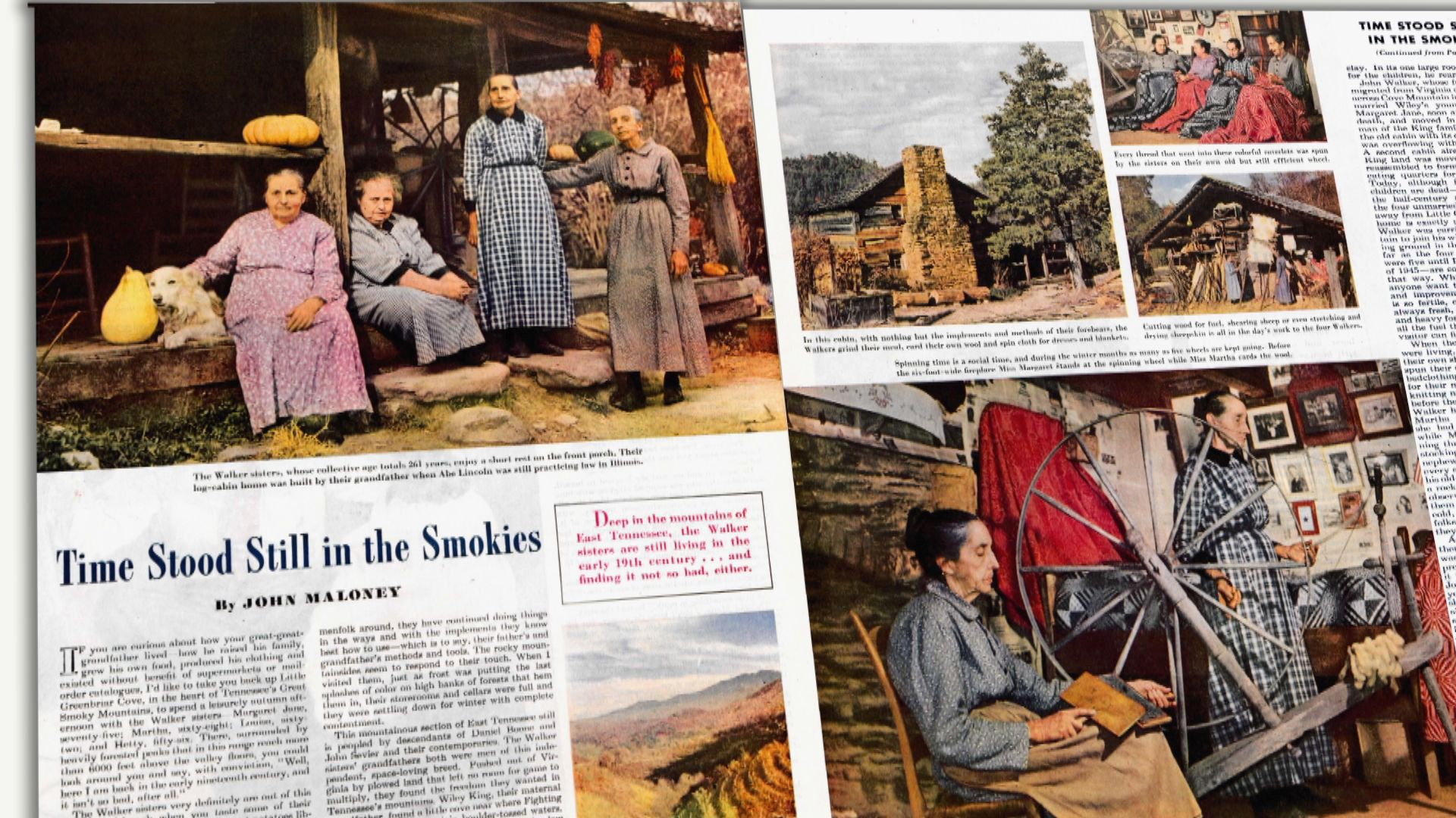 The Walker Sisters Part 2 life in a new national park