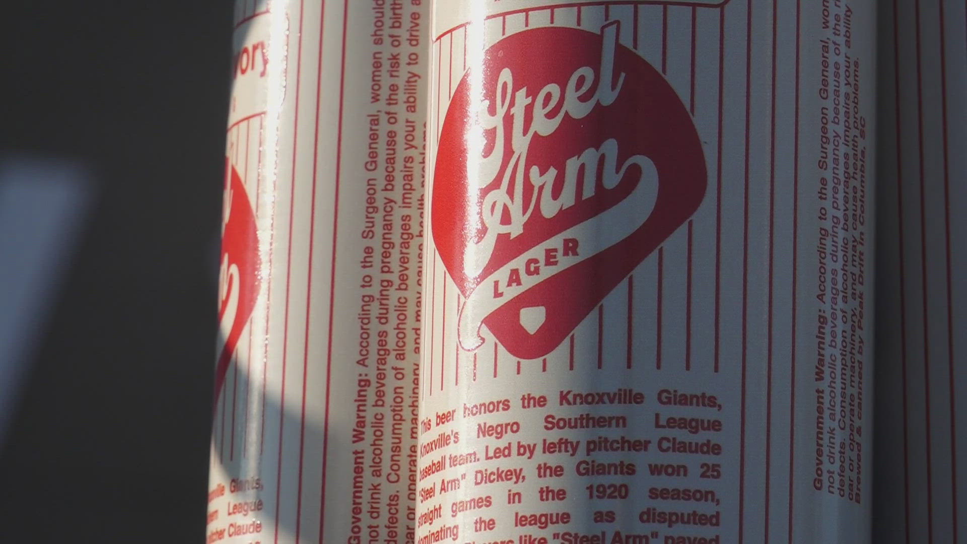 Ebony and Ivory Brewing partners with the Smokies to launch "Steel Arm" beer, honoring Knoxville Giants pitcher Claude Dickey.