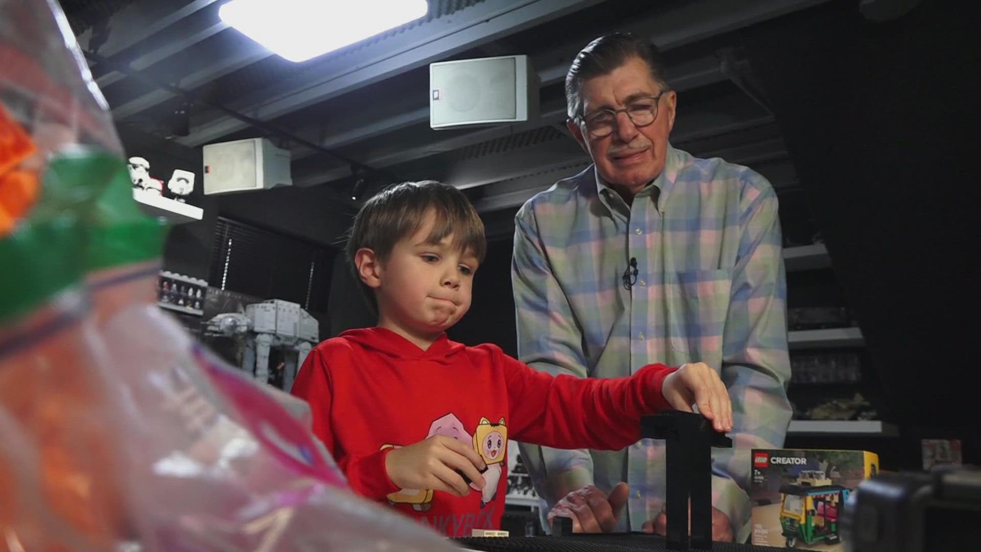 We all grew up playing with legos, but a Knoxville great-grandfather never stopped and now, his creations are being recognized on a national level.