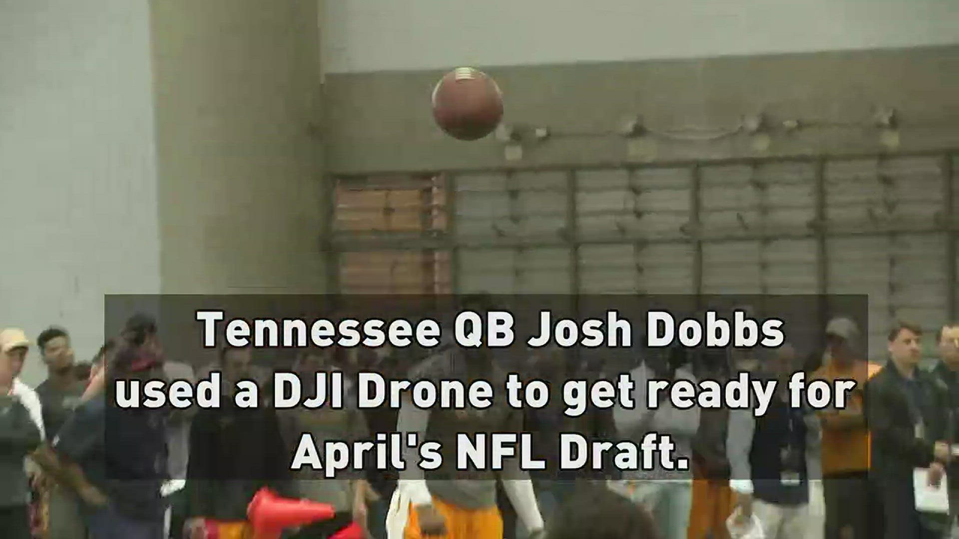 VFL Josh Dobbs used a drone to improve his passing ahead of the 2017 NFL Draft. Prep coaches and athletes are using a similar tactic to improve their skills.