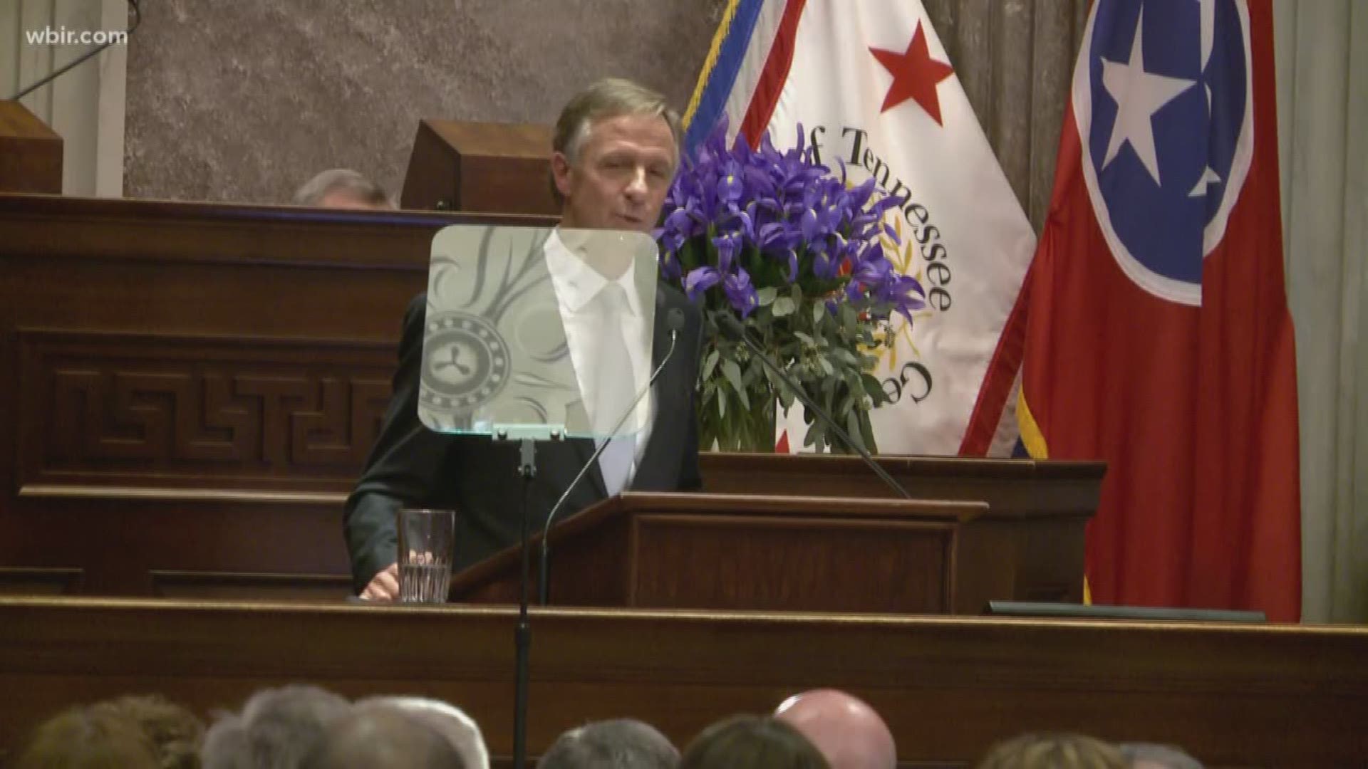 Jan. 29, 2018: Seven years after taking office, Gov. Bill Haslam gave his final State of the State address, calling on Tennessee to lead the nation in jobs, education and government efficiency.