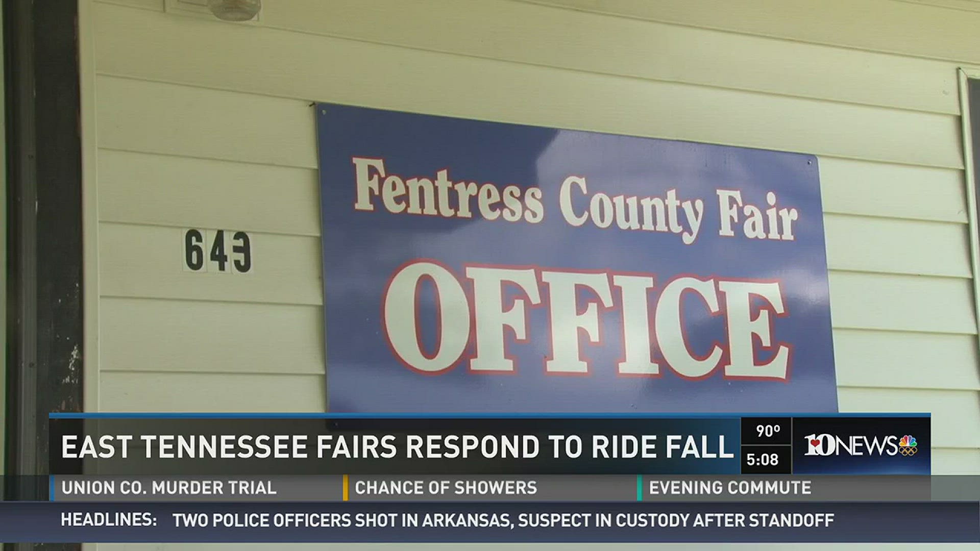 Fentress and Jefferson County Fair officials respond to the Ferris wheel accident in Greene County that put 3 girls in the hospital. Both fairs are set to start one week after the accident took place. August 10, 2016.