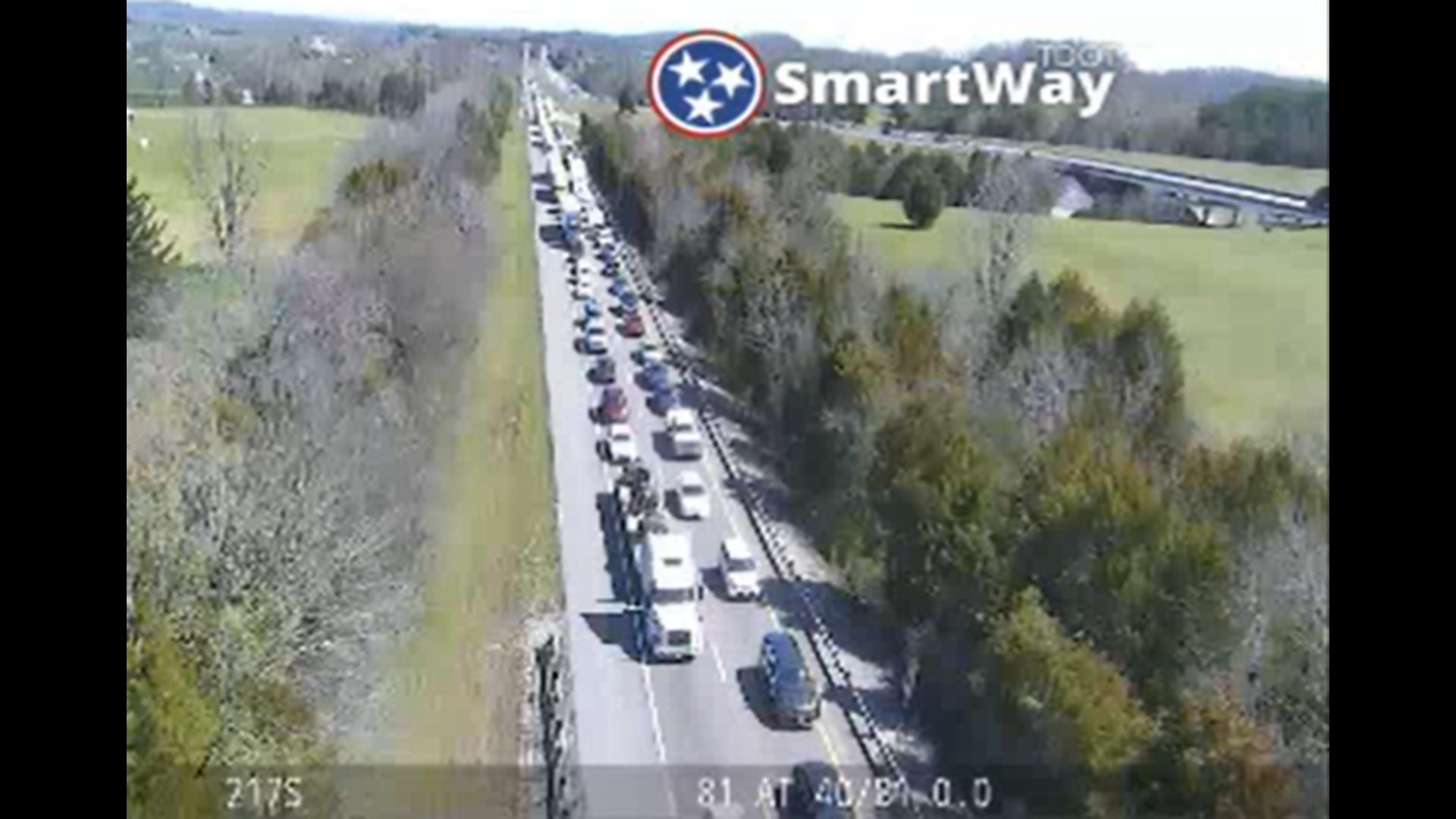 Lanes reopen on I-40 West in Jefferson County after vehicle fire | wbir.com