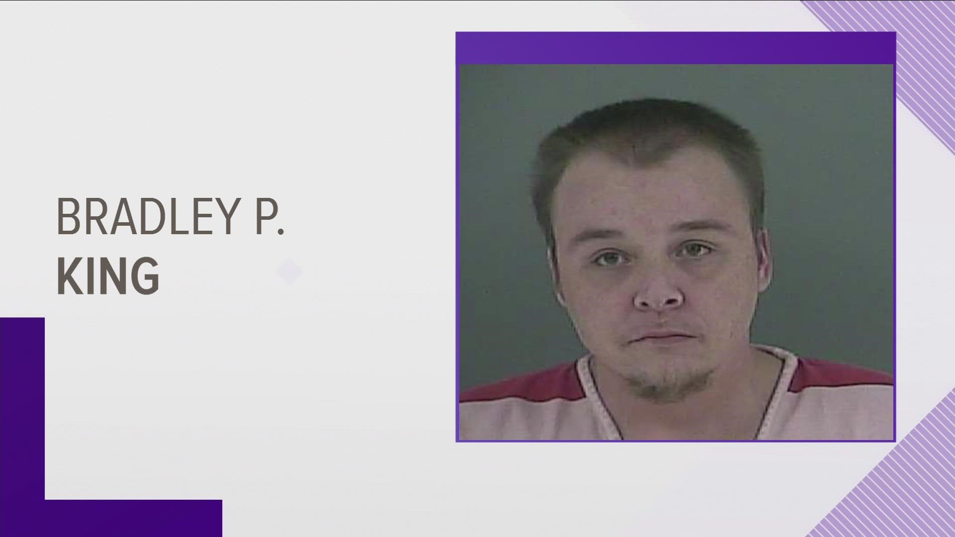 Bradley P. King of Greenback was indicted on three counts of rape of a child and three counts of aggravated sexual battery.