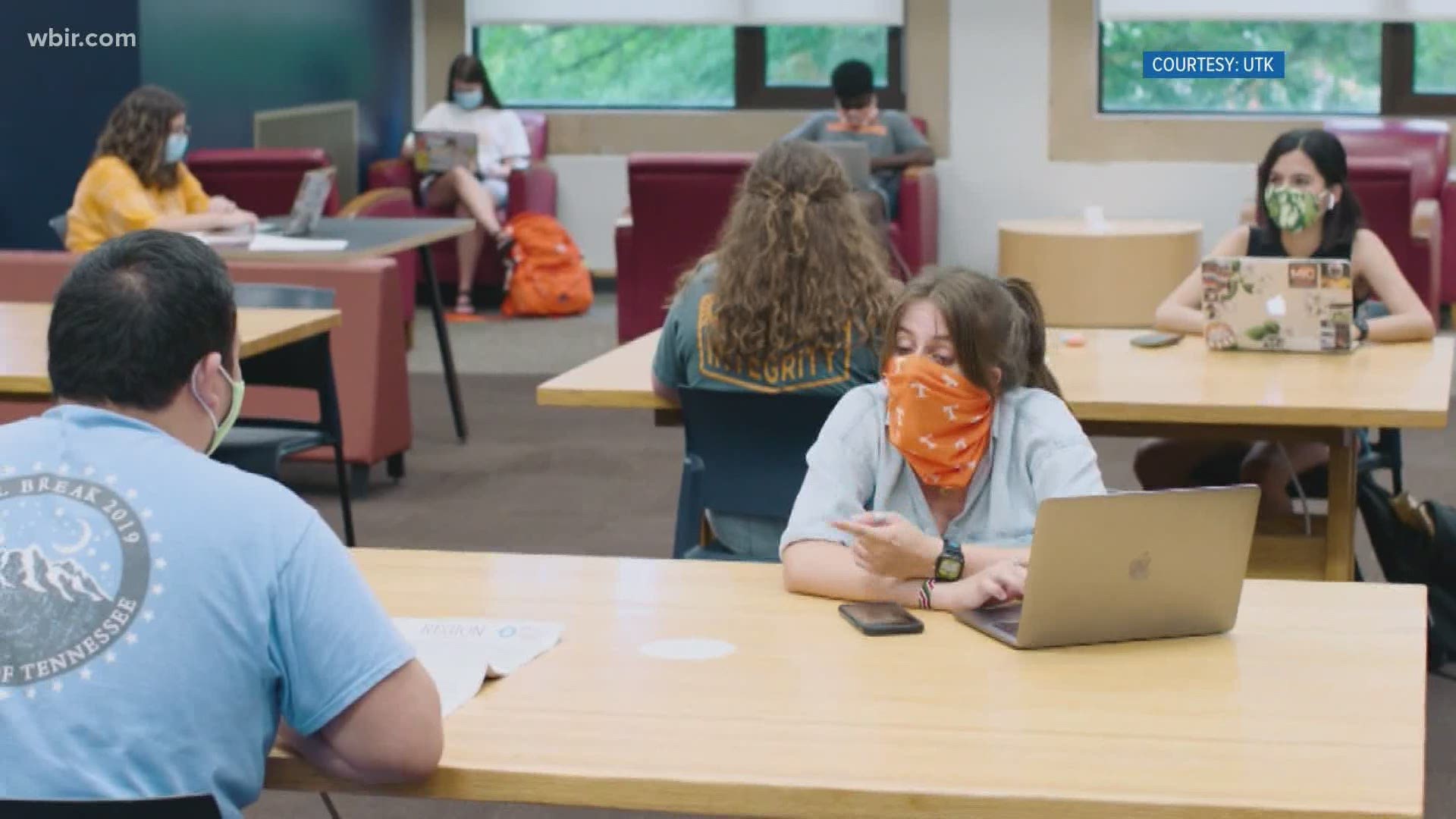 Many classes at UT will be a hybrid of online and in-person. The university says there will also be smaller class sizes in cleaner classrooms.