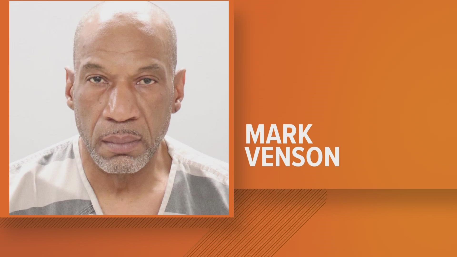 The Knoxville Police Department said Mark Venson stabbed a 47-year-old during a physical altercation.