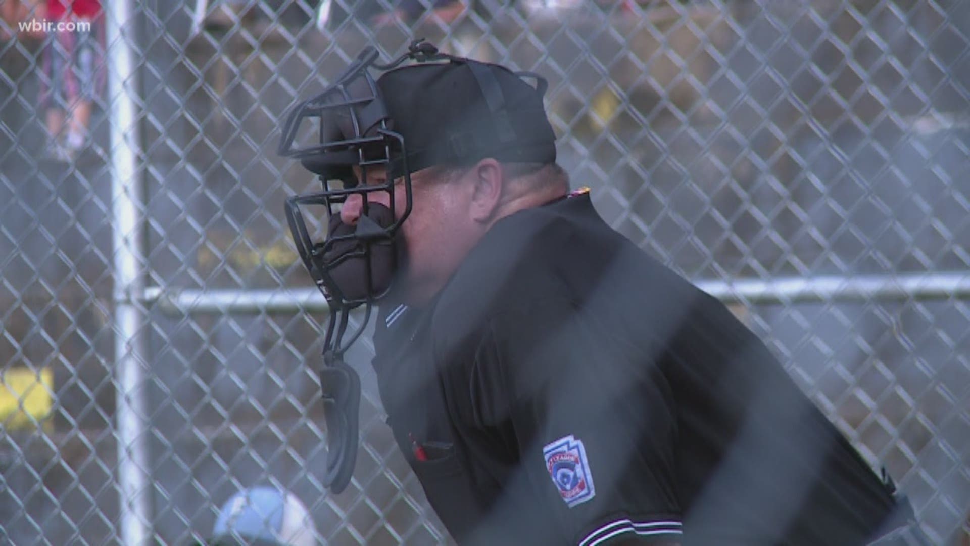 Marty Henry volunteers as an umpire at West Knox County Little League in Karns. For ten years, he's been working towards Williamsport and not even cancer could get in the way of his goal.