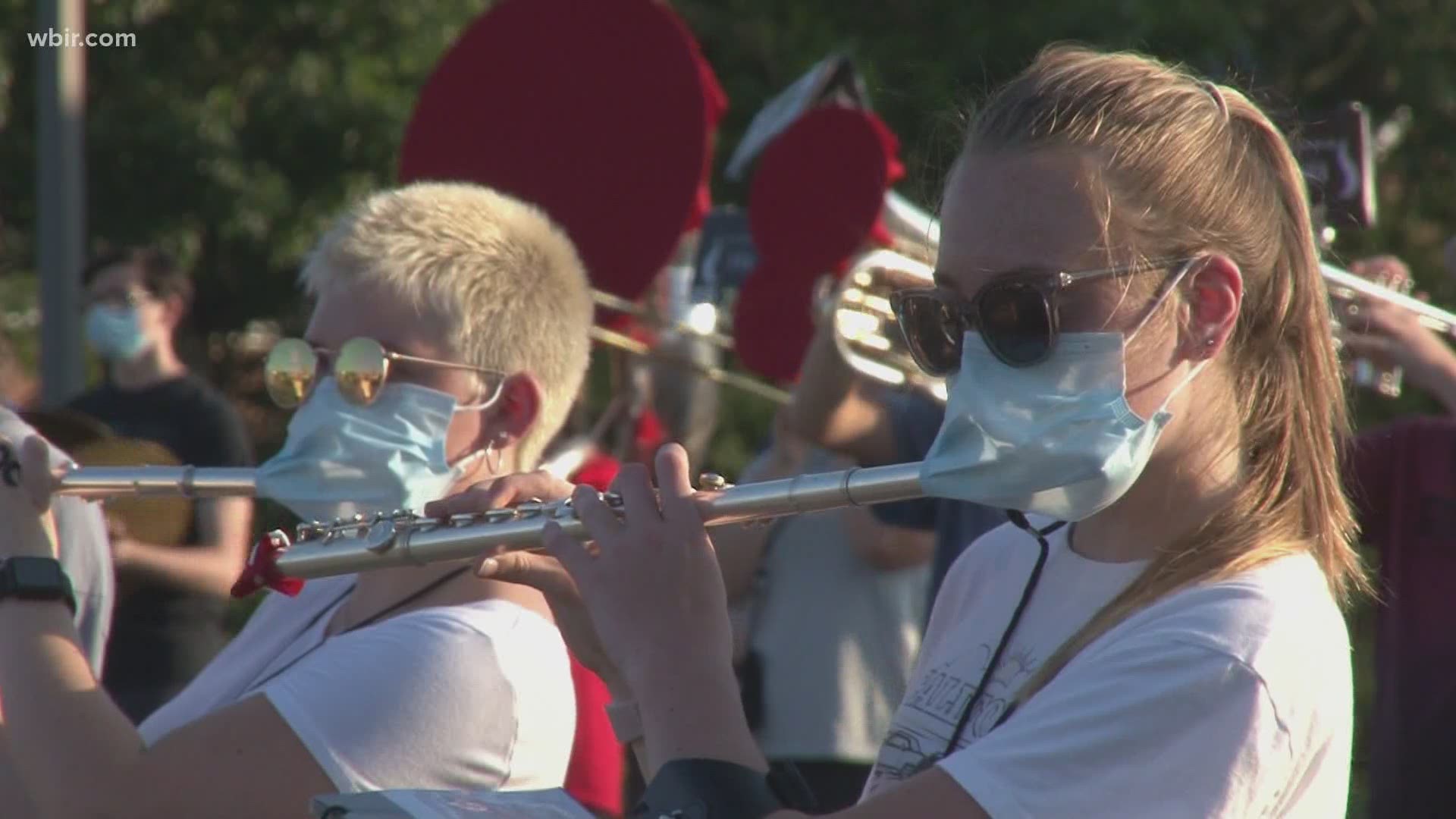 High school marching bands in Knox County are getting ready for their first performances of the new school year, but they have to make sacrifices.