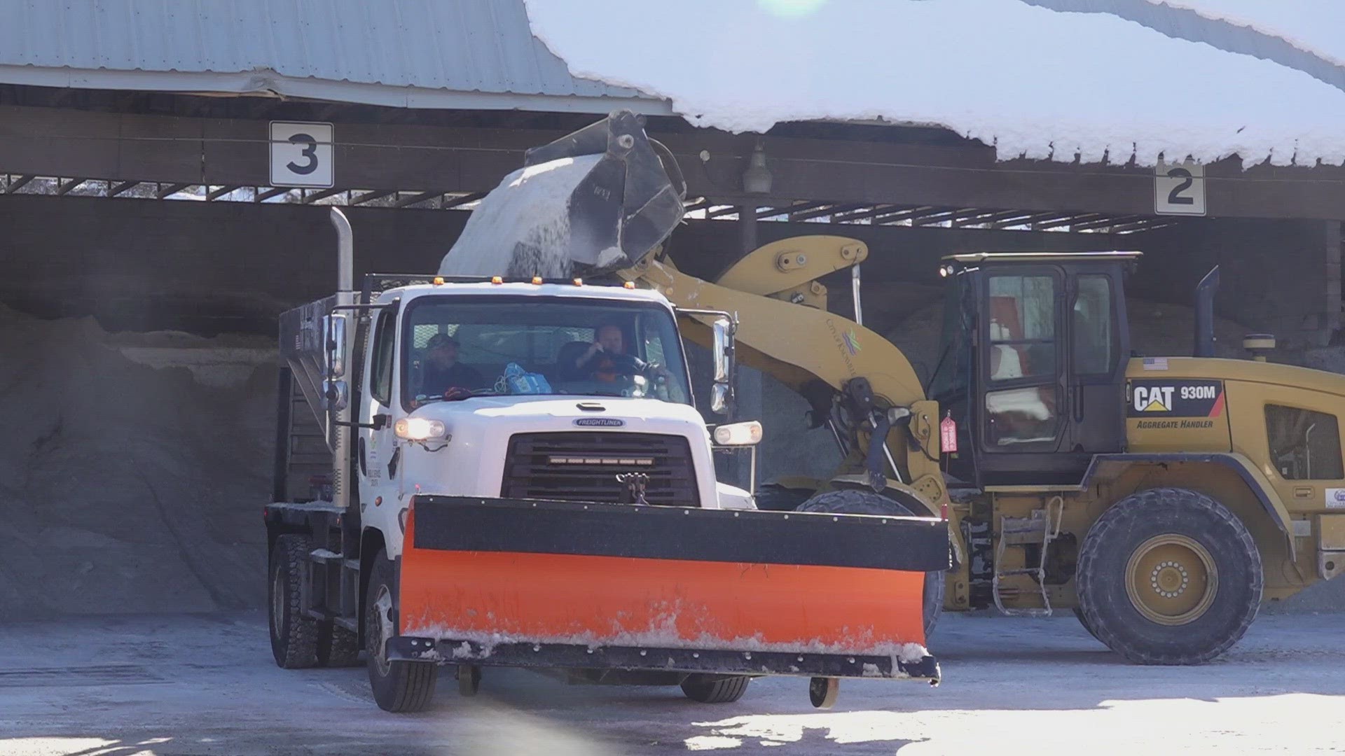 Twenty-four trucks equipped to salt and clear roads traveled more than 17,000 miles. Public service crews spread 3,000 tons of salt, estimating more than $600,000.