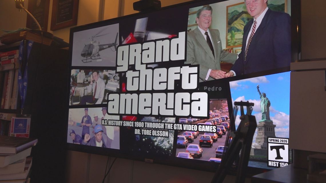 UT professor launches first-ever Grand Theft Auto college history course