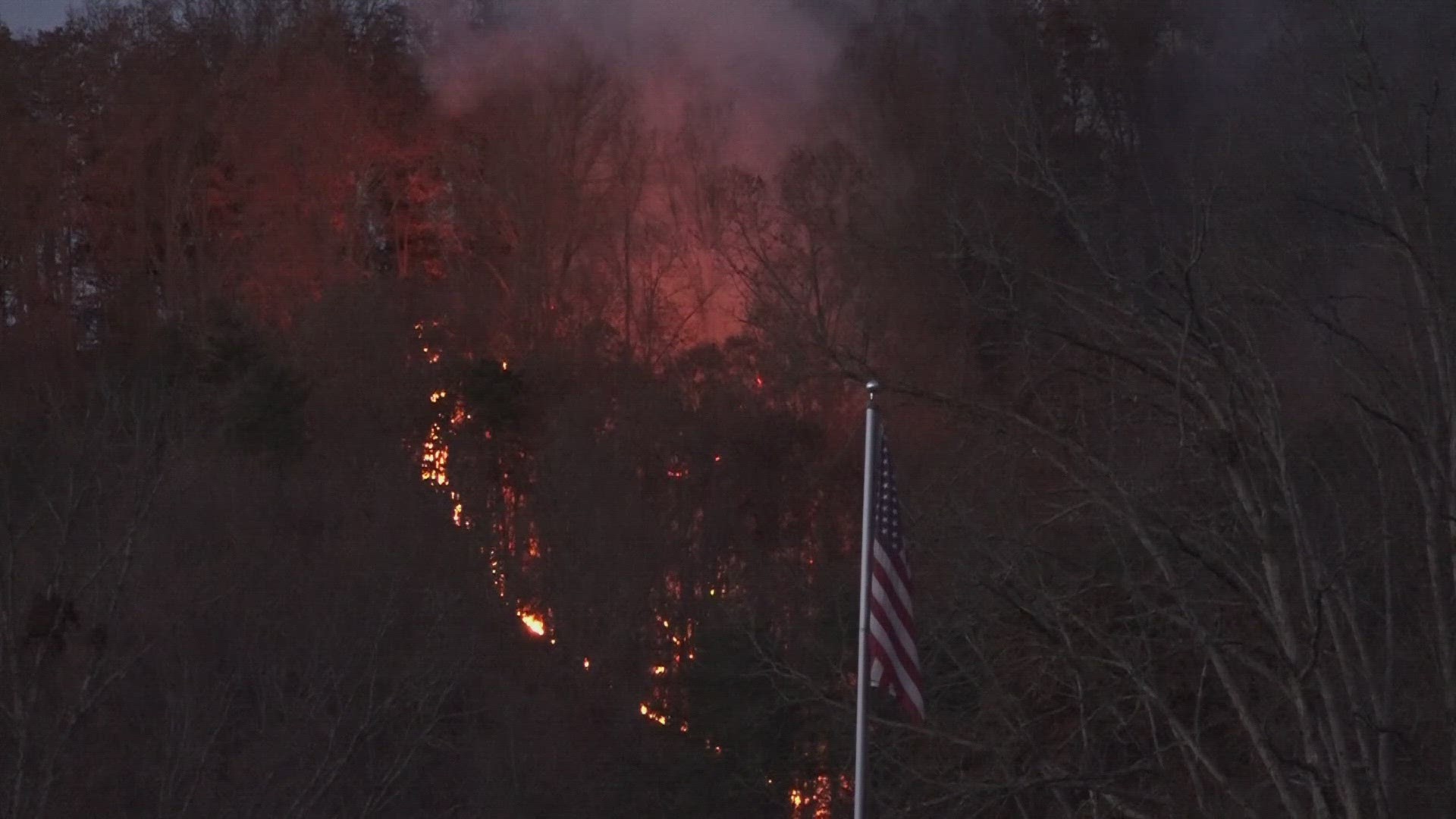 The Tennessee Division of Forestry said it was reported in southern Union County.