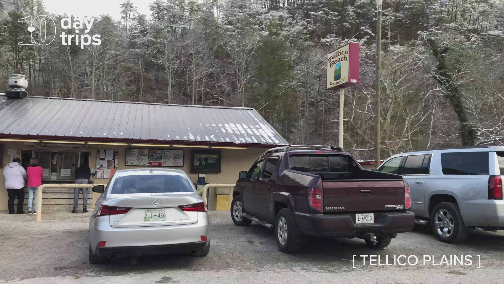 A foot long hot dog before setting off on Cherohala Skyway is in order.